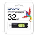 Memoria USB Adata UC300, 128GB, USB 3.2, Lectura 100 MB/s, Negro/Verde SKU: ACHO-UC300-128G-RBK/GN