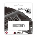 Memoria USB Kingston DataTraveler Kyson, 128GB, USB 3.2, Lectura 200MB/s, Escritura 60MB/s, Plata
SKU: DTKN/128GB