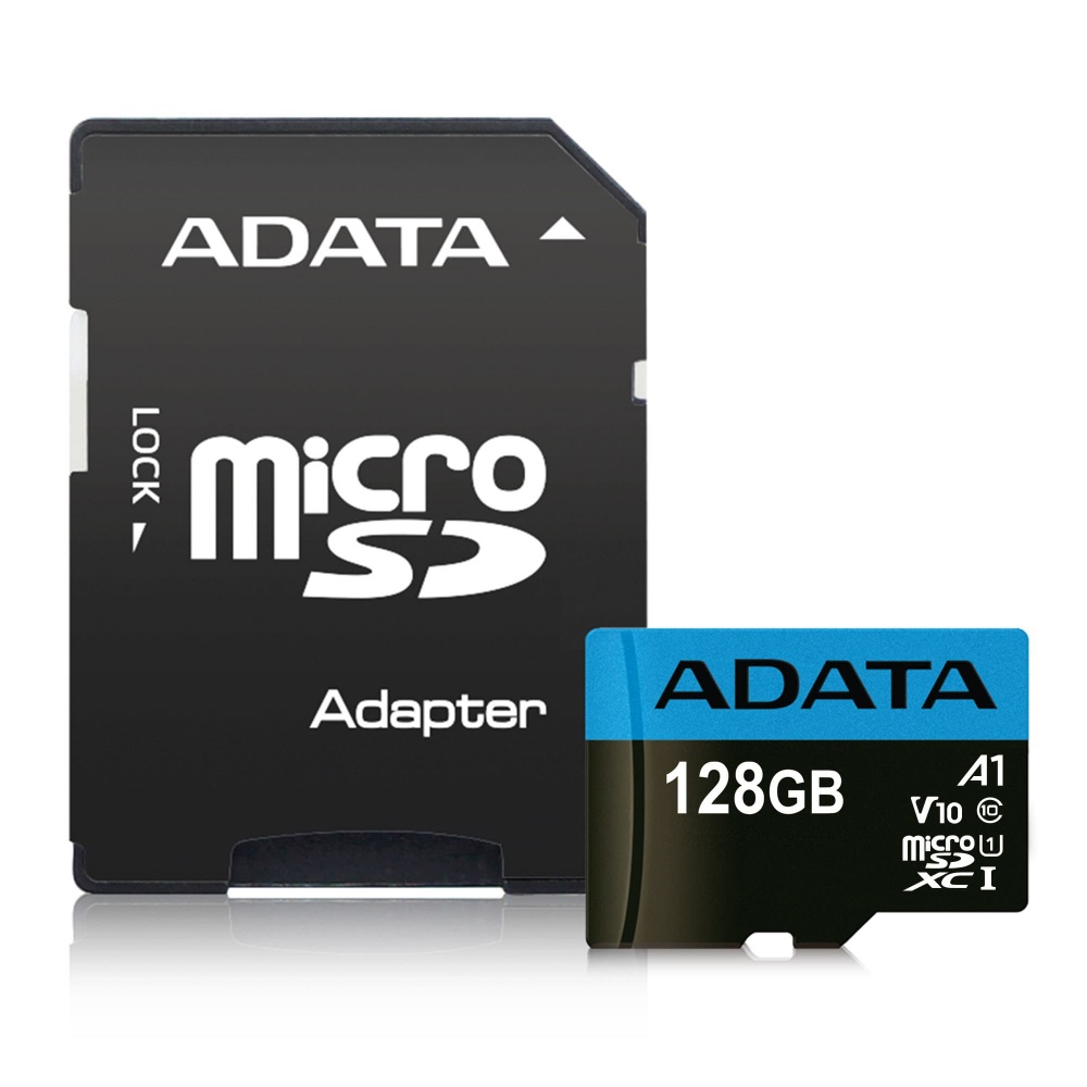 Memoria Flash Adata Premier, 128GB MicroSDXC UHS-I Clase 10, con Adaptador SKU: AUSDX128GUICL10A1-RA1