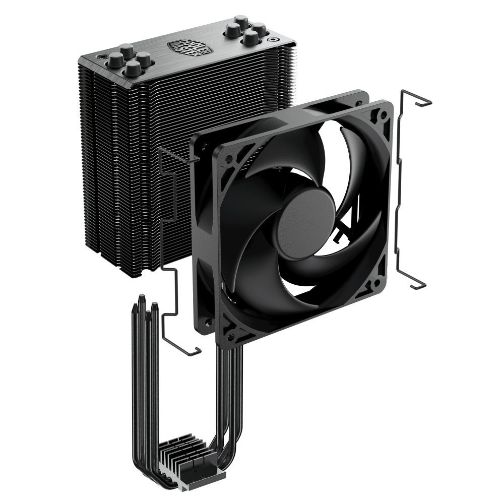 Ventilador Cooler Master Hyper 212 Black Edition with LGA1700, 120mm, 800-2000RPM, Negro SKU: RR-212S-20PK-R2