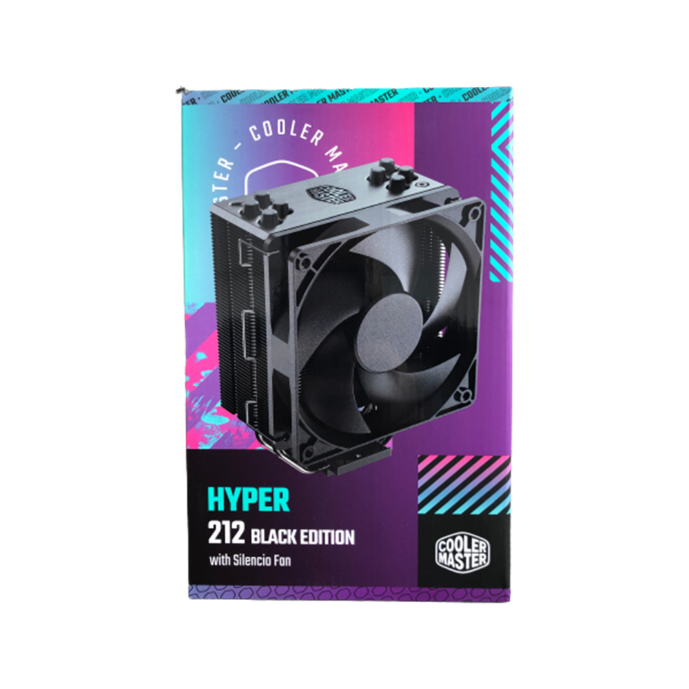 Ventilador Cooler Master Hyper 212 Black Edition with LGA1700, 120mm, 800-2000RPM, Negro SKU: RR-212S-20PK-R2