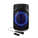 Vorago Bafle con Karaoke KSP-502, Bluetooth, Alámbrico/Inalámbrico, 80W RMS, USB 2.0, Negro - incluye Micrófono SKU: KSP-502