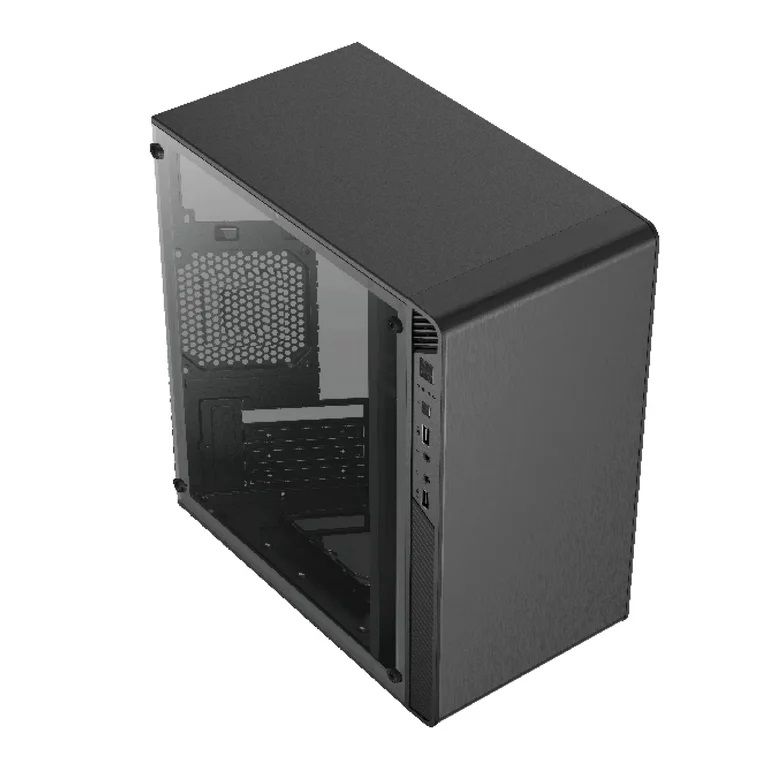 Gabinete Acteck Performance II GI215 con Ventana, Micro-Tower, Micro-ATX/ITX, USB 2.0, con Fuente de 500W, sin Ventiladores Instalados, Negro SKU: AC-935777