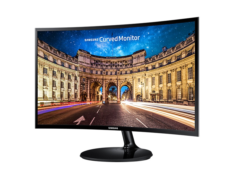 Monitor Curvo Samsung LC24F390FHL LED 23.5'', 1920x1080, Full HD, Widescreen, FreeSync, Negro, HDMI, VGA, 60HZ SKU: LC24F390FHLXZX