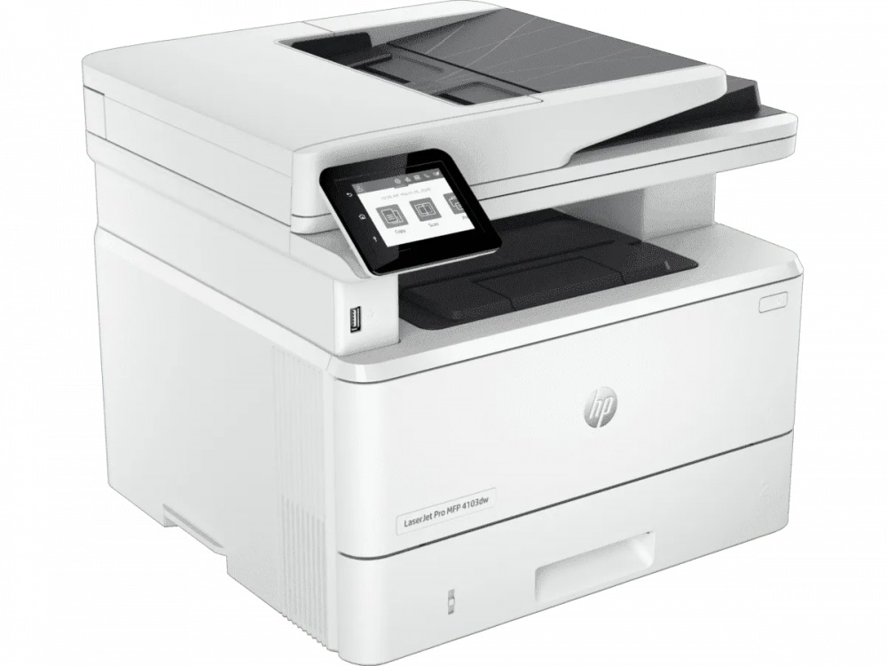 Multifuncional HP LaserJet Pro 4103dw, Negro Láser, Inalámbrico, Impresora, Copiadora y Escaner SKU: 2Z627A