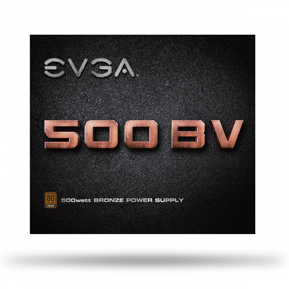 Fuente de Poder EVGA 100-BV-0500-K1 80 PLUS Bronze, 24-pin ATX, 120mm, 500W SKU: 100-BV-0500-K1