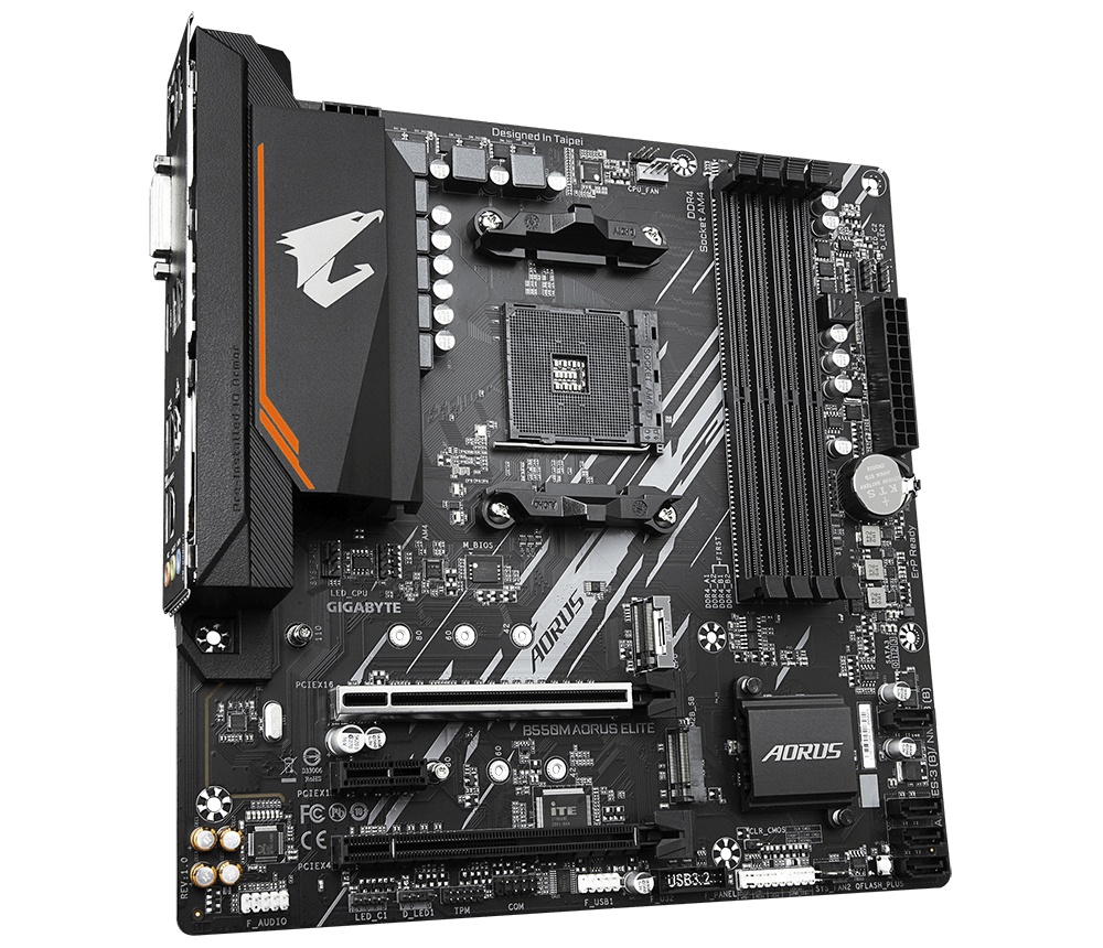 Tarjeta Madre AORUS Micro ATX B550M ELITE, S-AM4, AMD B550, HDMI, 128GB DDR4 para AMD ― Requiere Actualización de BIOS para la Serie Ryzen 5000 SKU: B550M AORUS ELITE