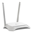 Router TP-Link Ethernet TL-WR840N, Inalámbrico, 300 Mbit/s, 4x RJ-45, 2.4GHz, con 2 Antenas NIC-2198 SKU: TL-WR840N