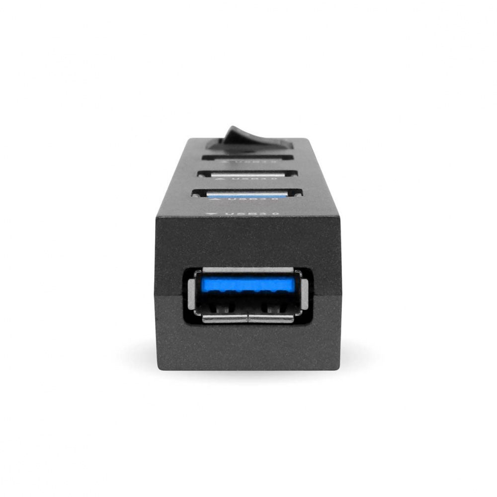 BRobotix Docking Station 4 en 1 USB C, 4x USB 3.0, Negro SKU: 6001189