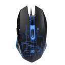 Mouse Gamer Vorago Óptico MO-501, Alámbrico, USB, 3200DPI, Negro SKU: MO-501