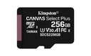 Memoria Flash Kingston Canvas Select Plus, 256GB MicroSDXC UHS-I Clase 10, con Adaptador SKU: SDCS2/256GB