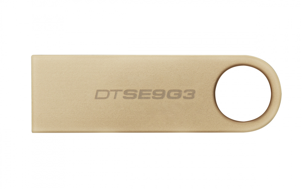 Memoria USB Kingston DataTraveler SE9 G3, 64GB, USB 3.2, Lectura 220MB/s, Dorado SKU: DTSE9G3/64GB