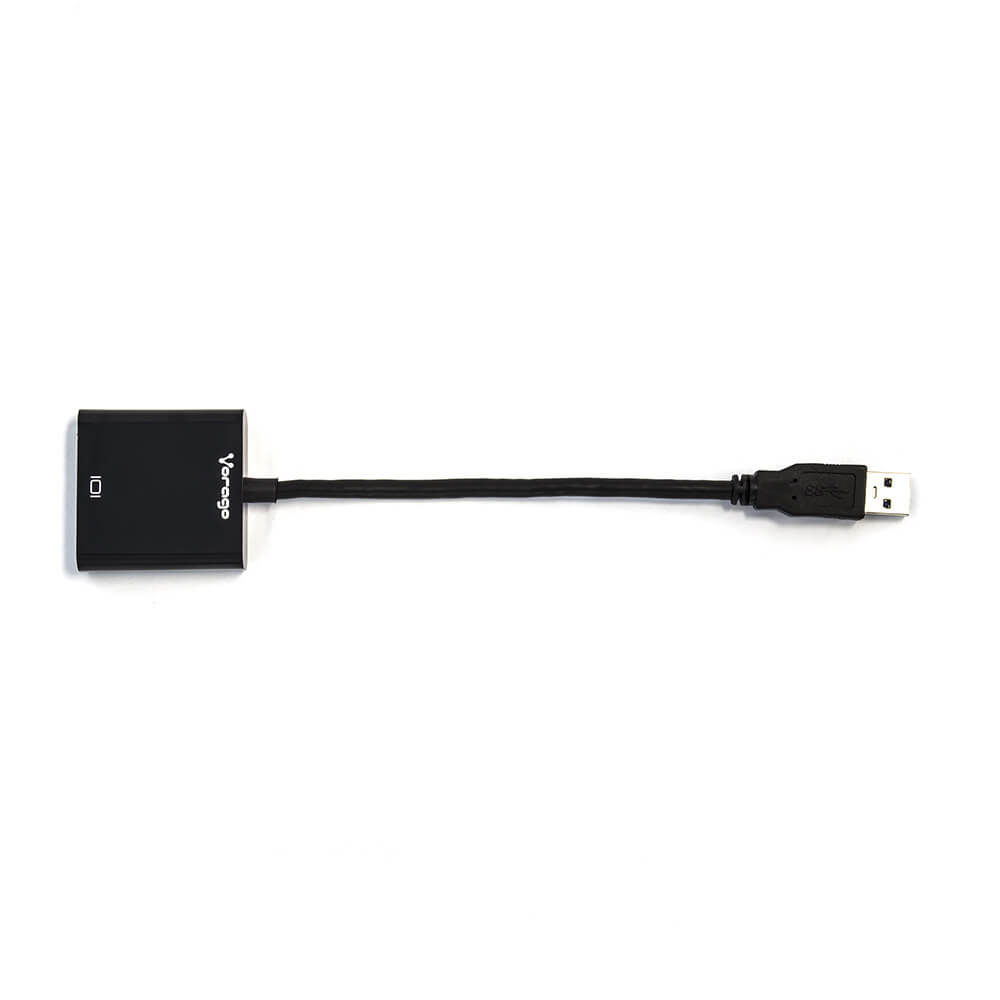 Vorago Adaptador USB 3.0 Macho - VGA Hembra, Negro SKU: ADP-200