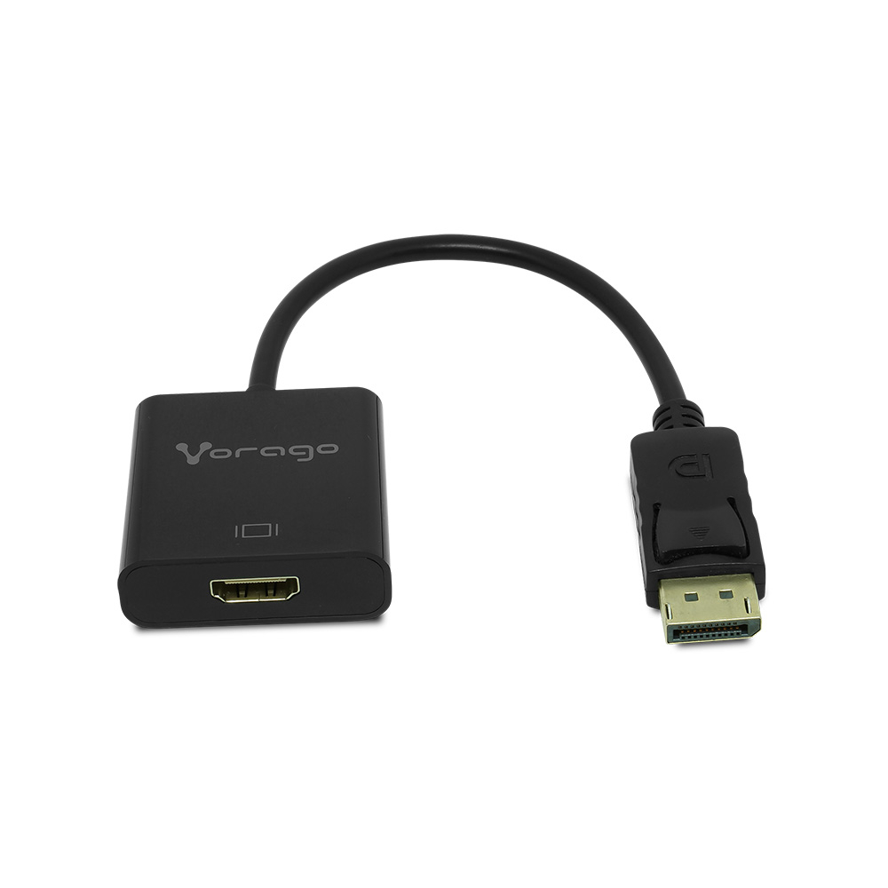 Vorago Adaptador DisplayPort Macho - HDMI Hembra, Negro SKU: ADP-300