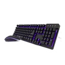 Kit Gamer de Teclado y Mouse Vorago KM-500, Alámbrico, USB, Negro (Español) SKU: KM-500