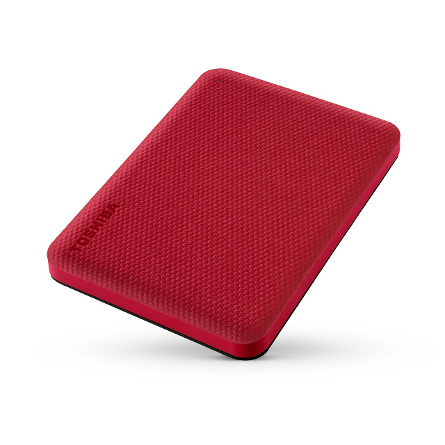 Disco Duro Externo Toshiba Canvio Advance V10 2.5", 1TB, USB 3.0, Rojo, para Mac/PC SKU: HDTCA10XR3AA