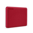 Disco Duro Externo Toshiba Canvio Advance V10 2.5", 1TB, USB 3.0, Rojo, para Mac/PC SKU: HDTCA10XR3AA