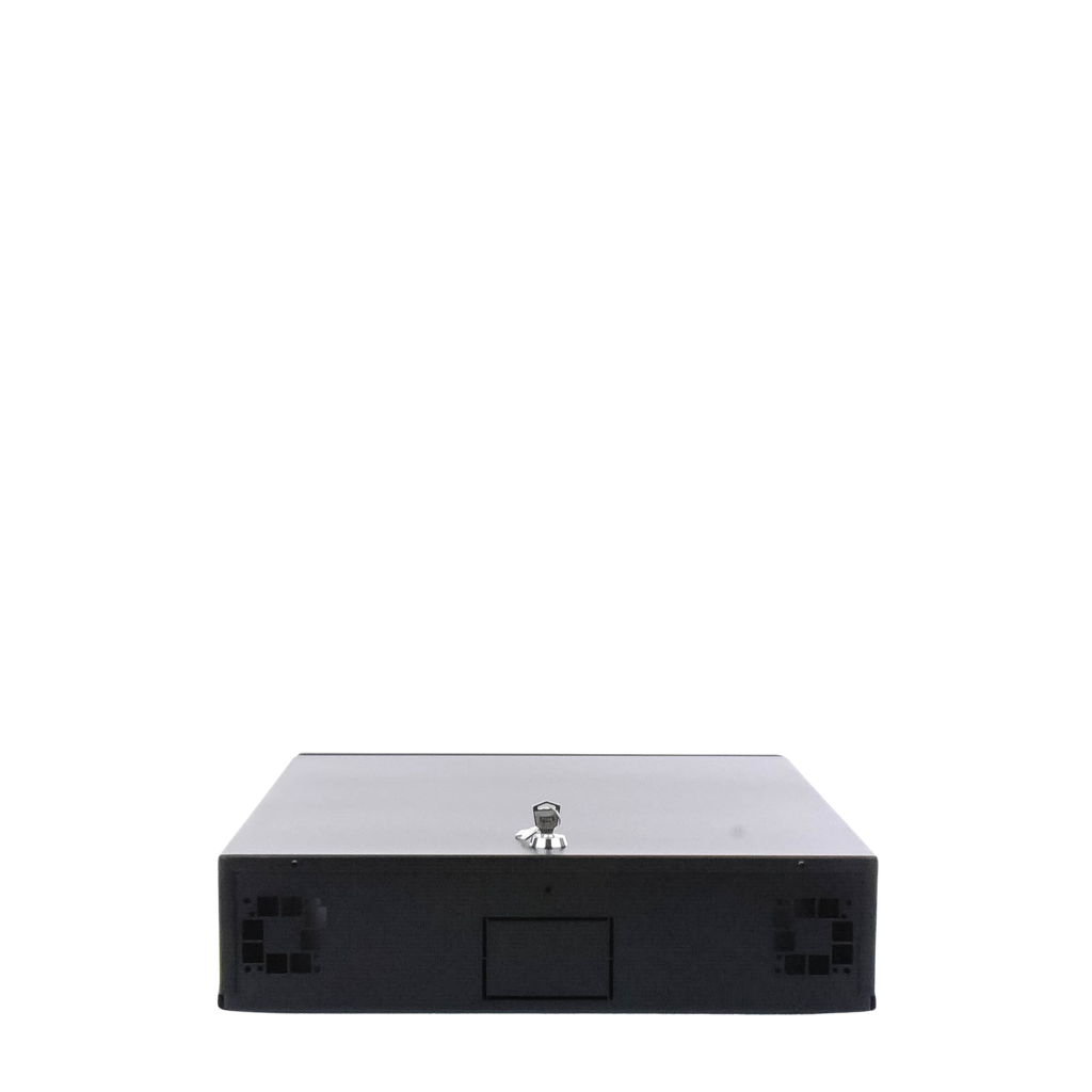 Gabinete Metálico para DVR/NVR. Tamaño Max. de DVR/NVR: 445 x 88 x 400mm (An.xAl.xProf.). Compatible con Fuente SLIM.