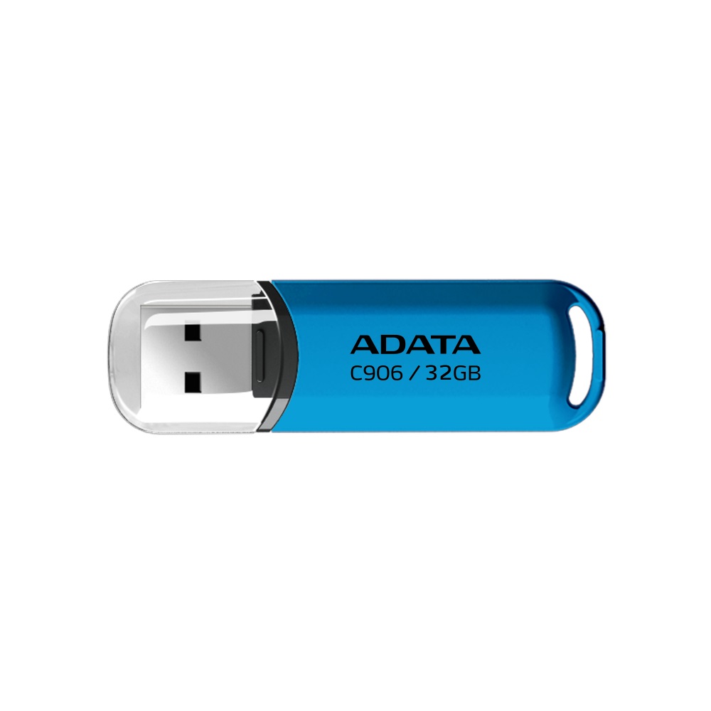 Memoria USB Adata C906, 32GB, USB 2.0, Azul SKU: AC906-32G-RWB