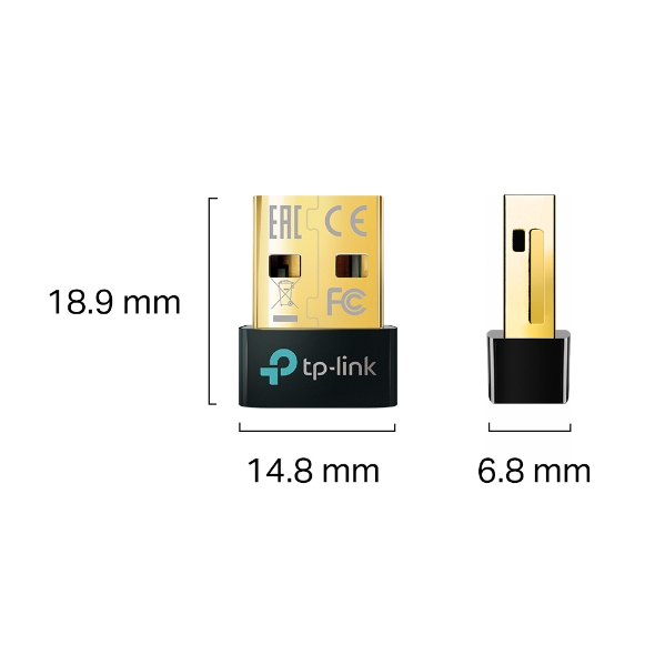 TP-Link Adaptador Bluetooth 5.0 UB500, USB 2.0, Negro AC-9718 SKU: UB500