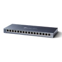 Switch TP-Link Gigabit Ethernet TL-SG116, 16 Puertos Ethernet 10/100/1000Mbps, 32Gbit/s, 8000 Entradas - No Administrable SKU: TL-SG116