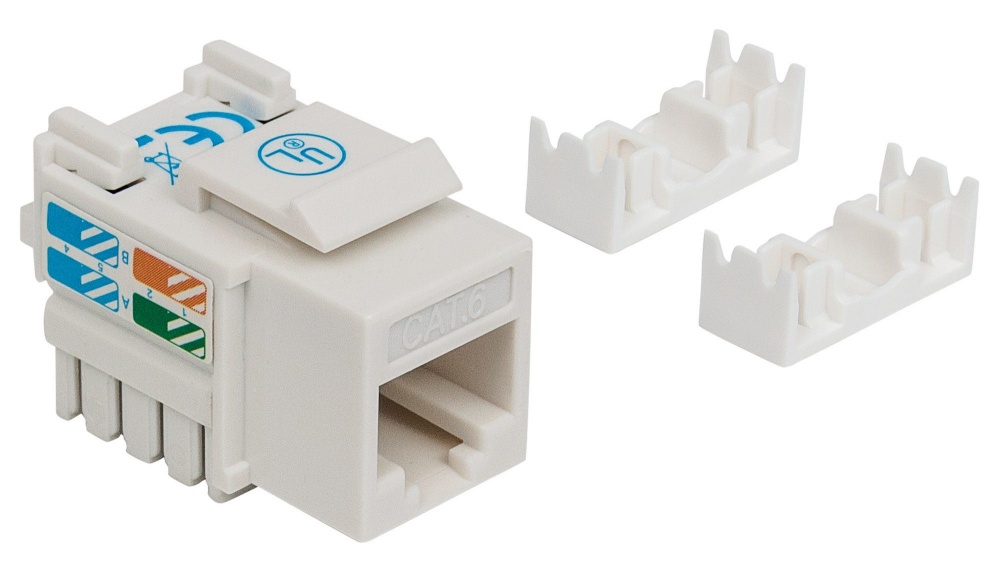 Intellinet Jack Categoría 6, RJ-45, Blanco SKU: 210591