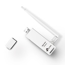 TP-Link Adaptador de Red USB TL-WN722N, Inalámbrico, 2.4 - 2.4835 GHz, con Antena de 4dBi NIC-799 SKU: TL-WN722N