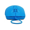 Mouse Ergonómico Vorago Óptico MO-102, Alámbrico, USB, 1600DPI, Azul SKU: MO-102/A