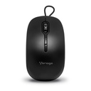 Mouse Vorago Óptico MO-100, Alámbrico, USB, 1000DPI, Negro SKU: MO-100