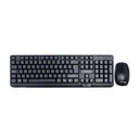 Kit de Teclado y Mouse Vorago KM-302, Inalámbrico, USB, Negro (Español) SKU: KM-302