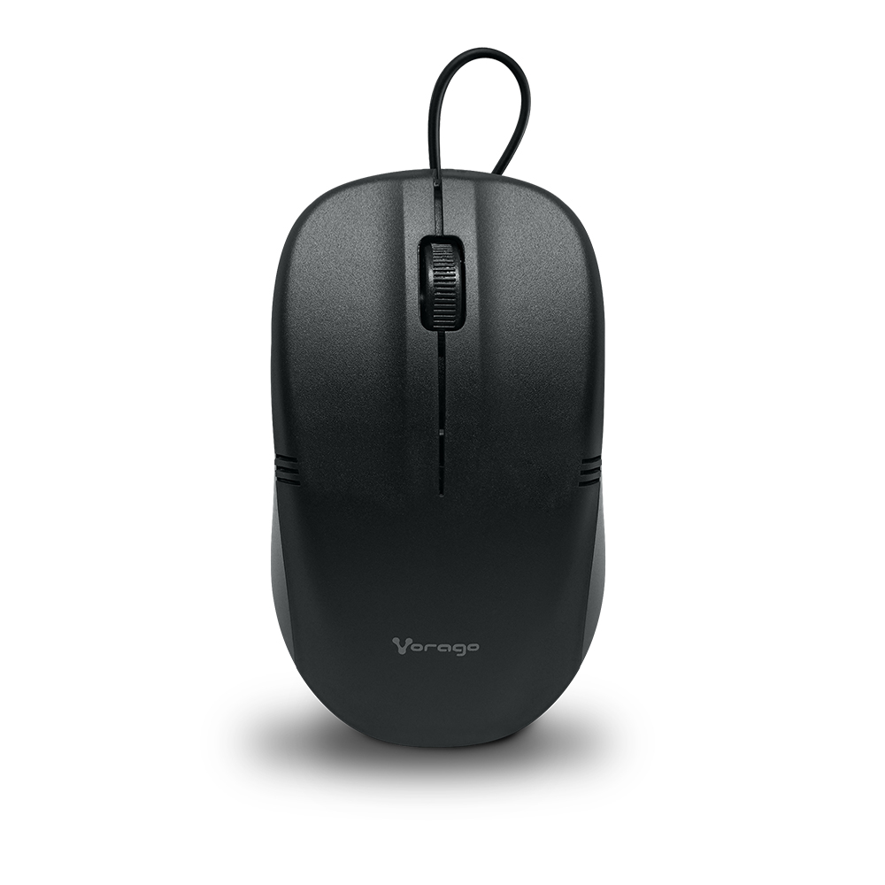 Mouse Vorago Óptico MO-103, Alámbrico, USB, 1000DPI, Negro SKU: MO-103