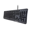 Teclado Vorago Multimedia KB-102, Alámbrico, USB, Negro (Español) SKU: KB-102