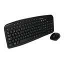 Kit de Teclado y Mouse Vorago KM-303, Inalámbrico, Negro (Español) SKU: KM-303