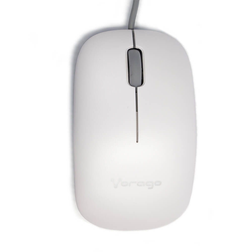 Mouse Vorago Óptico MO-206, Alámbrico, USB, 2400DPI, Blanco SKU: MO-206/WH