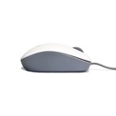 Mouse Vorago Óptico MO-206, Alámbrico, USB, 2400DPI, Blanco SKU: MO-206/WH