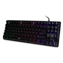 Teclado Gamer Vorago Start The Game RGB, Alámbrico, Negro (Español) SKU: KB-503