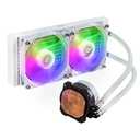 Cooler Master MasterLiquid 240L Core ARGB White Enfriamiento Líquido para CPU, 2 x 120mm, 650-1750RPM
SKU: MLW-D24M-A18PZ-RW 