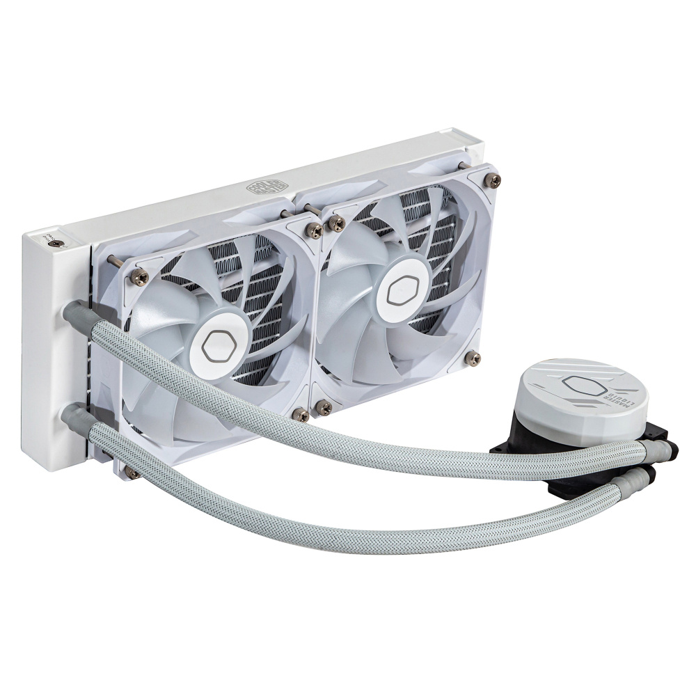 Cooler Master MasterLiquid 240L Core ARGB White Enfriamiento Líquido para CPU, 2 x 120mm, 650-1750RPM
SKU: MLW-D24M-A18PZ-RW 