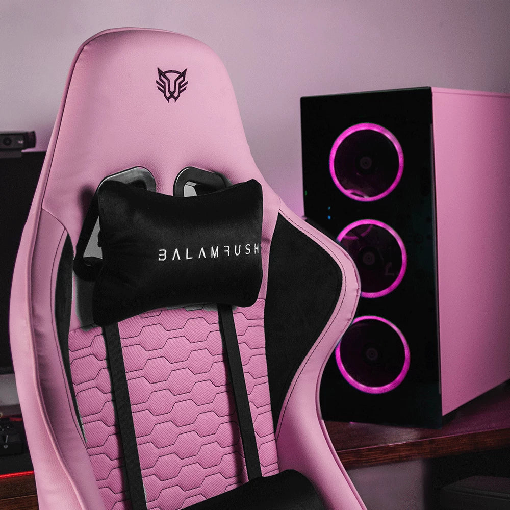 Silla Gamer Balam Rush Thunder 2 Tela 4D Pink Edition SKU: BR-932851