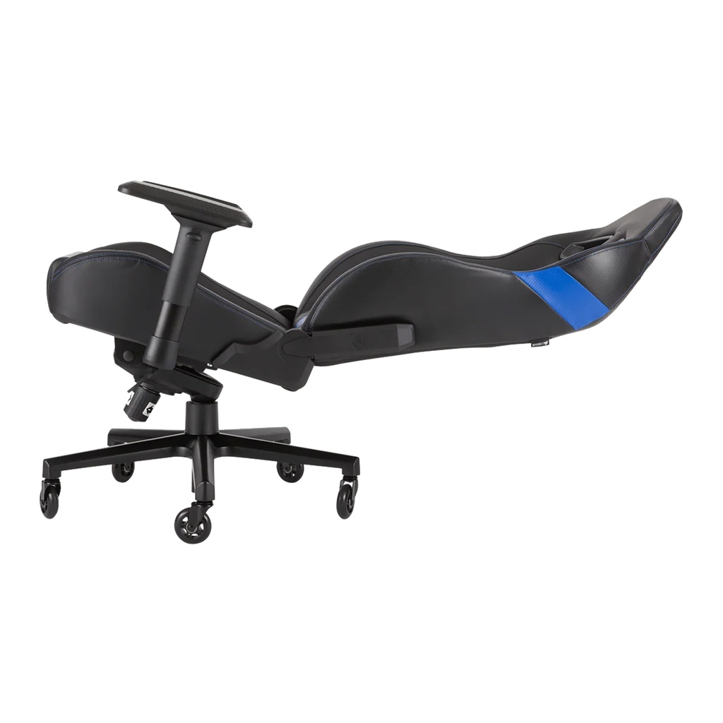 Yeyian Silla Gamer Drakkar, hasta 150Kg, Negro/Azul Descansabrazos 2D SKU: YFC-ECFL-01-BL