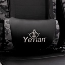 Yeyian Silla Gamer Ryuji Night Camouflage, hasta 150kg, Negro/Gris Poliuretano SKU: YFRN-042920