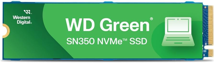 SSD Unidad de Estado Sólido Western Digital Green SN350 de 480GB, M.2 PCIe Gen3 x4, NVMe 1.3 SKU: WDS480G2G0C