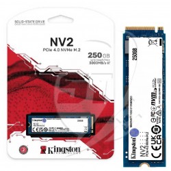 SSD Unidad de Estado Sólido Kingston NV2 NVMe, 250Gb, PCI Express 4.0, M.2 Gen 4x4 NVMe SKU: SNV2S/250G