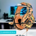 Yeyian Audífonos Gamer Force S3000, Alámbrico, 2.2 Metros, 3.5mm, Camuflaje SKU: YDF-33401D