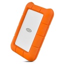 Disco Duro Externo LaCie Rugged USB-C 2.5'', 4TB, USB C 3.0, Naranja/Plata, A Prueba de Agua, Polvo y Golpes - para Mac/PC SKU: STFR4000800