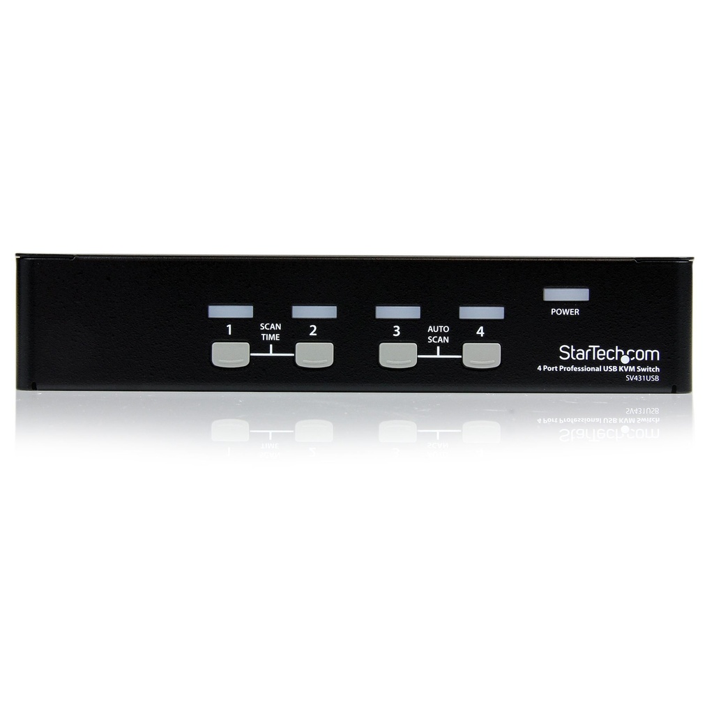 Switch KVM Profesional SV431USB, USB/VGA, 4 Puertos SKU: SV431USB