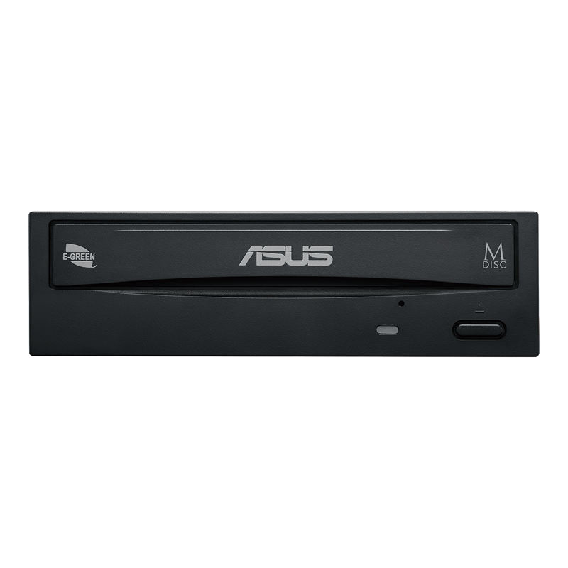 ASUS DRW-24F1ST Quemador de DVD, DVD-R 24x / DVD+RW 8x, SATA, Interno, Negro/Plata (Bulk) SKU: DRW-24F1ST/BLK/B/GEN/P2G