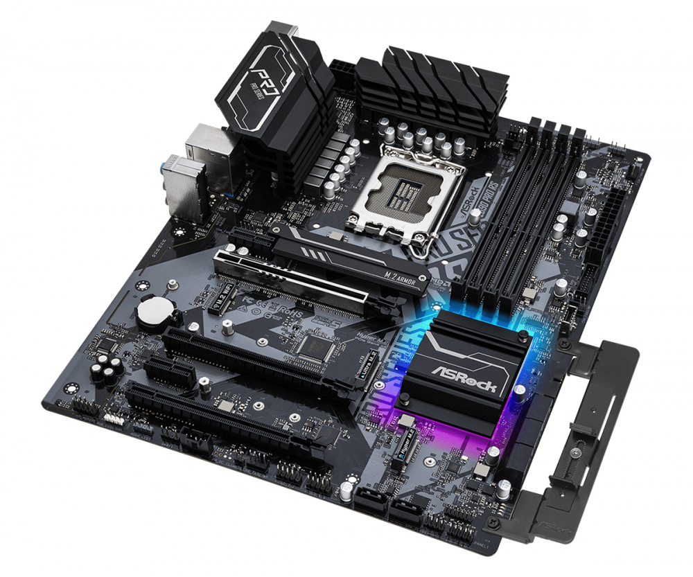 Tarjeta Madre ASRock ATX Z690 PRO RS, S-1700, Intel Z690, HDMI, Displayport, Máximo128GB, 4 x DDR4, Gen. 12va, 13va, 14va, ATX, para Intel Motherboard, SKU: Z690 PRO RS 