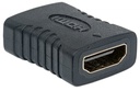 Manhattan Cople HDMI A Hembra - HDMI A Hembra, Conexión Recta, Negro SKU: 353465