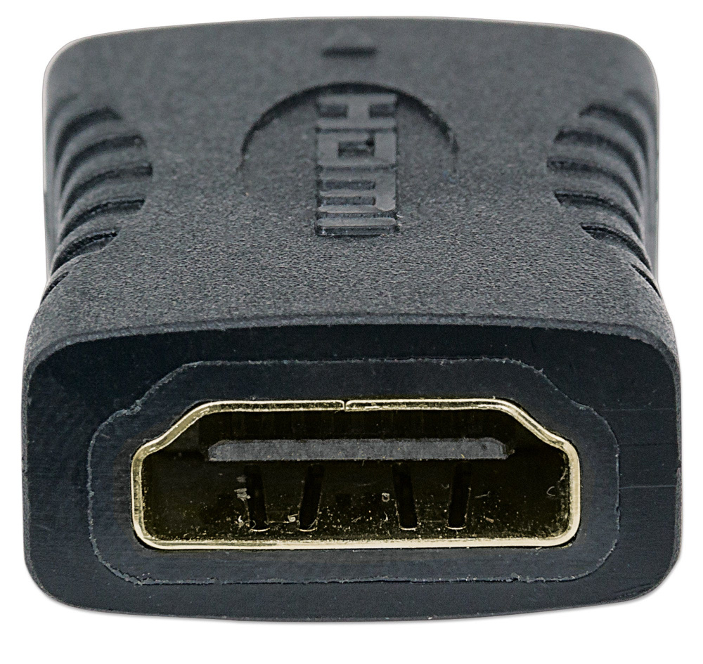 Manhattan Cople HDMI A Hembra - HDMI A Hembra, Conexión Recta, Negro SKU: 353465